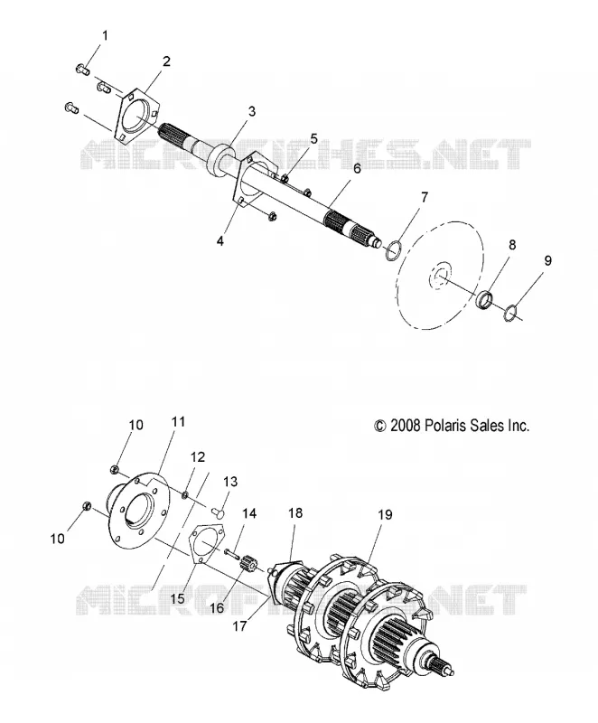 TREN, JACKSHAFT and EJE DE TRANSMISIÓN 