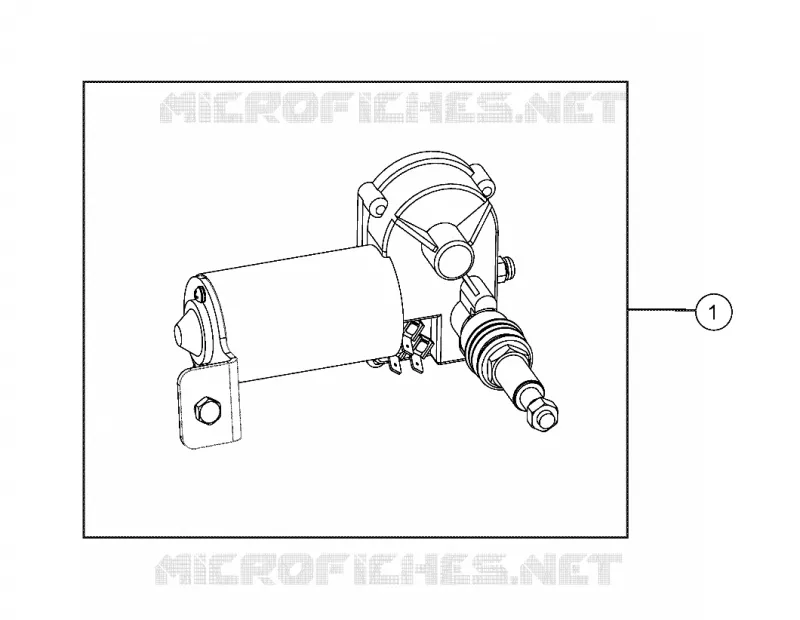 RHD Motor del limpiaparabrisas