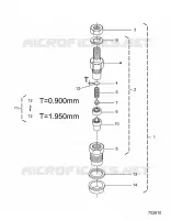 MOTOR, NOZZLE HOLDER (COMPONENT PARTS)