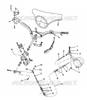 conjunto de dirección SL 750 / B934070 (4924752475010A)