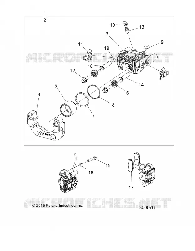 BRAKES, PINZA FRENO DELANTERA
