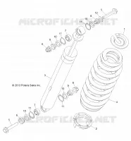 SUSPENSION, SHOCK TRASERO