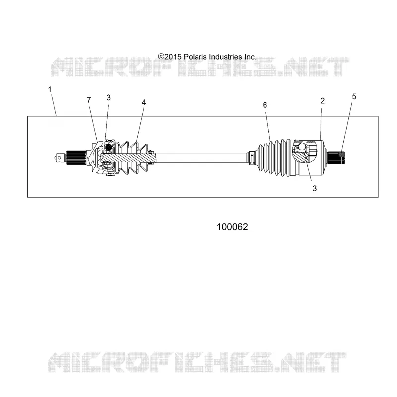 TREN, DRIVE SHAFT, FRONT