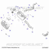 DRIVE TRAIN, TAPA DEL EMBRAGUE AND DUCTING