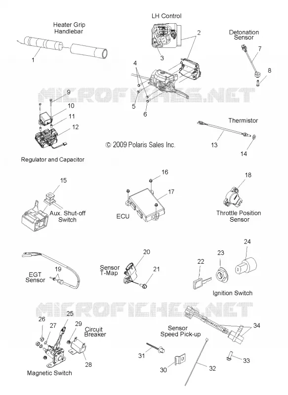 INTERRUPTORES, SENSORES and COMPONENTS
