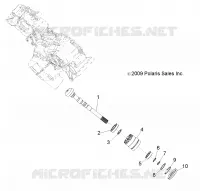 TREN, PRINCIPAL CAJA DE ENGRANAJES OUTPUT SHAFT