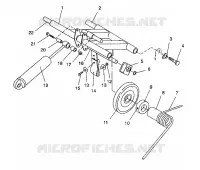 TRASERO ARM PAR TRAIL/0930761 AND  TRAIL DELUXE/0930243 (4923222322024A)