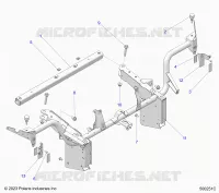 CHASSIS, FRONT BASTIDOR ASM. (USA ONLY) -T24AASGD/HD/TGD/HD (500251C)