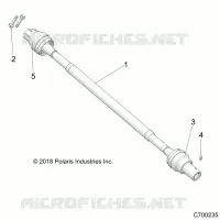 TREN, REAR PROP SHAFT