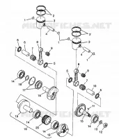 PISTÓN Y CIGÜEÑAL SUPER SPORT 0980761 (4942874287C007)