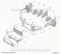 PARACHOQUES DELANTERO, FACIA, GRILLE, AND FLARES