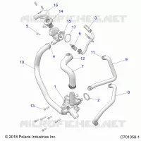MOTOR, WATERPUMP AND BYPASS