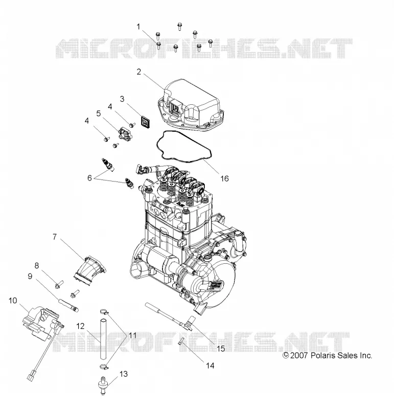 MOTOR, MONTAJE DEL CUERPO DEL ACELERADOR