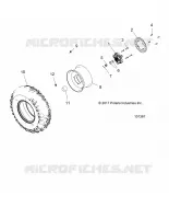 RUEDAS, FRONT TIRE AND BRAKE DISC