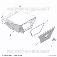 BODY, CAJA DE ALMACENAJE, REAR