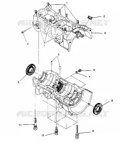 CAJA DEL CIGÜEÑAL ASSEMBLY 500 CARB 0952764 (4929192919C005)