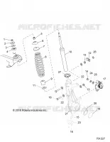 SUSPENSION, PUNTAL DELANTERO