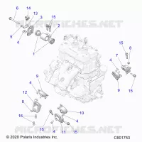 MOTOR, MOUNTING &amp; LONG BLOCK
