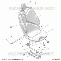 ASIENTO ASM.- Z23GAE92A/92B (C2689862)