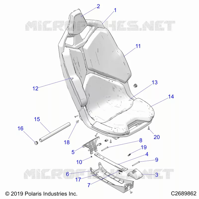 ASIENTO ASM.- Z23GAE92A/92B (C2689862)