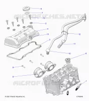 ENGINE, THROTTLE BODY AND TAPA DE LA VÃLVULA
