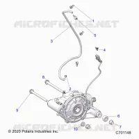 TREN, FRONT GEARCASE MOUNTING