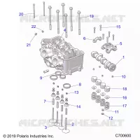 ENGINE, CULATA AND VALVES