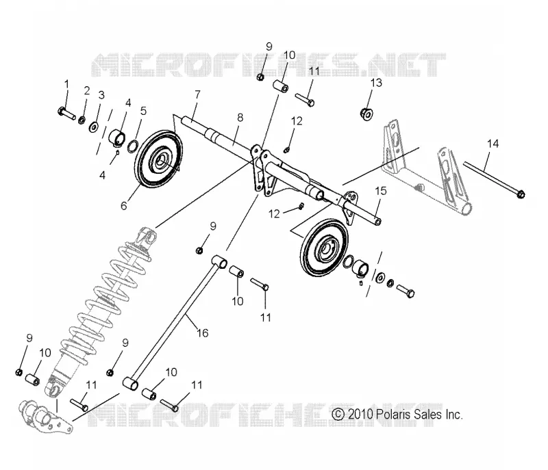 SUSPENSION, TRASERO ARM PAR
