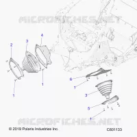 CHASIS, TIE ROD BOOT ASM.