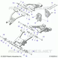 SUSPENSION TRASERA CONTROL ARM MOUNTING