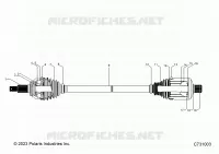 TREN, FRONT HALFSHAFT
