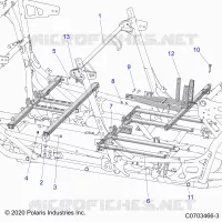 CHASSIS, SEAT AND CENTER MONTAJE DE LA CONSOLA