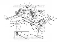 SUSPENSIÓN DELANTERA  500 0972764,  EUROPEAN 500 E972764,  500 SKS 0972564, EUR (4938393839B003)