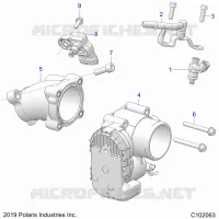 CUERPO DE MARIPOSA AND FUEL RAIL