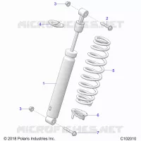 SUSPENSION, SHOCK TRASERO
