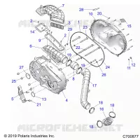 TREN, CLUTCH COVER AND DUCTING