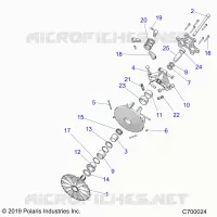 TREN, PRIMARY CLUTCH