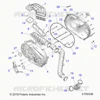 TREN, CLUTCH COVER AND DUCTING