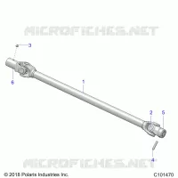 TREN, PROP SHAFT, FRONT