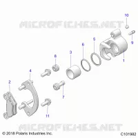 BRAKES, PINZA TRASERA