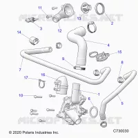 MOTOR, WATERPUMP AND BYPASS
