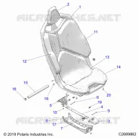 ASIENTO ASM., FRONT- Z22G4L92AG/AL/BG/BL (C2689862)