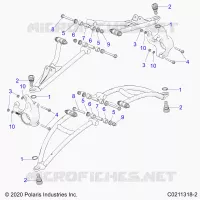 SUSPENSIÃ“N DELANTERA A-ARM MOUNTING