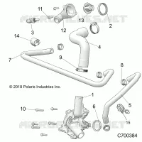 MOTOR, WATERPUMP AND BYPASS