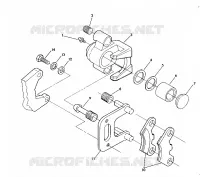 MONTAJE DE FRENO DELANTERA 250 6x6 / W928727 (4922842284028A)