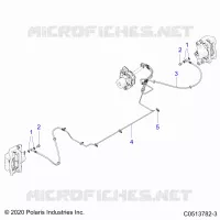 FRENO FRONTAL BRAKE LINE