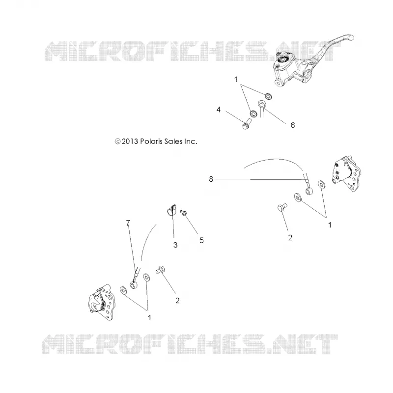 FRENO FRONTAL BRAKE LINES