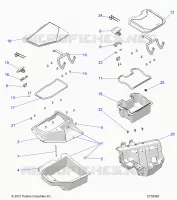 DELANTERA CAJA DE ALMACENAMIENTO