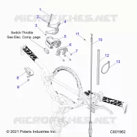 MOTOR, THROTTLE CONTROL ASM.