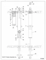 SUSPENSION, SHOCK TRASERO